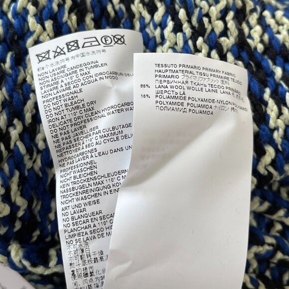 Maison Margiela: Handmade Wool Mouline Knit Stitch Embroidered Sweater SS22 - Picture 11 of 16